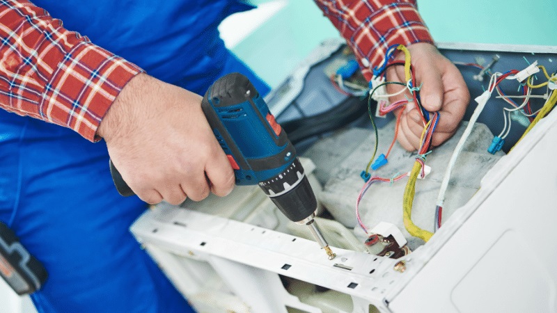Derince Airfel Airfel çamaşır makinesi kart tamiri – Su almama arızası orijinal parça ile giderildi. - Teknik servis örneği